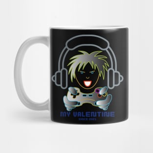 My valentine since 2021, gamer life Mug